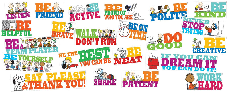 Eureka Peanuts Be The Best You Can Be Bulletin Board Set, 41 pieces (EU-847542)