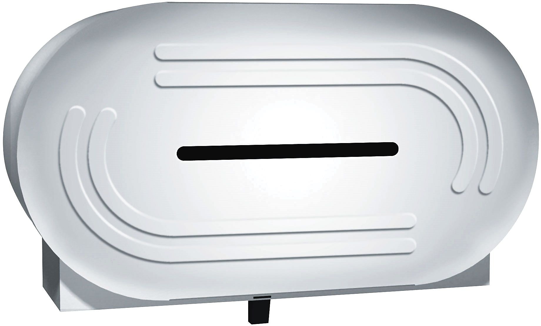 ASI® Surface Mounted Twin 9" Jumbo Roll Toilet Tissue Dispenser