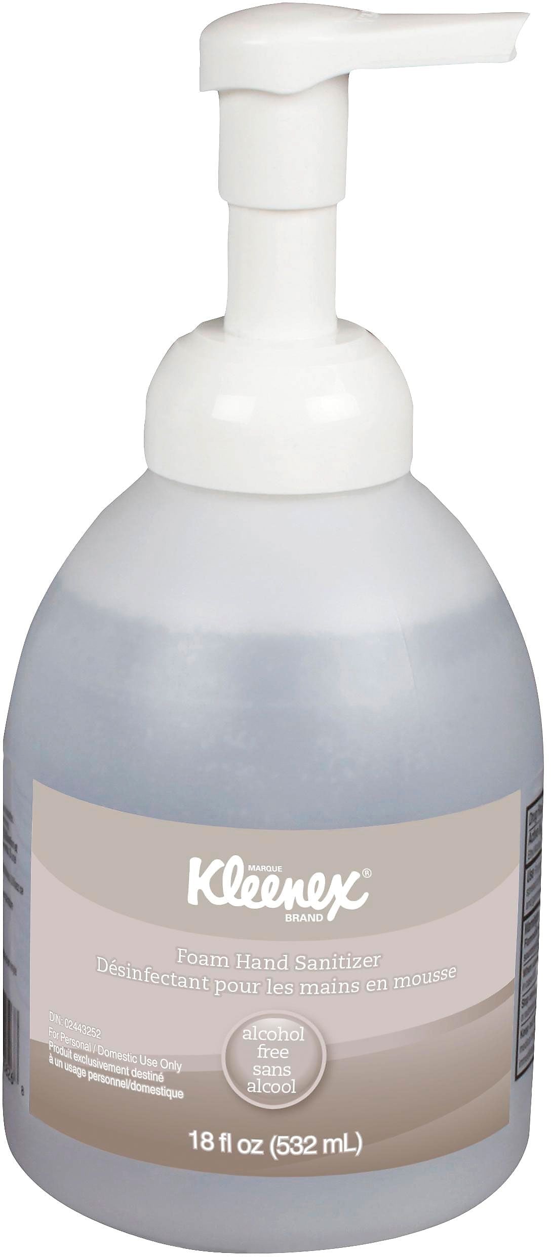 Kleenex Alcohol Free Foaming Hand Sanitizer, 18 oz., Clear (KCC45827EA)