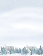 Great Papers! Holiday Stationery, 8.5" x 11", Winter Wonderland, 80 Count
