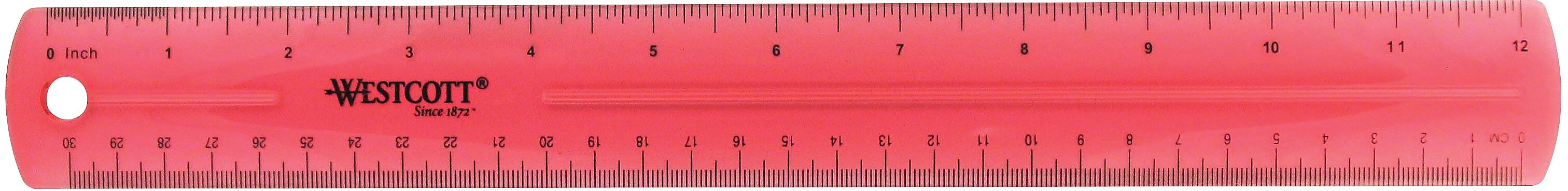 Westcott 12" Standard Ruler (12975)