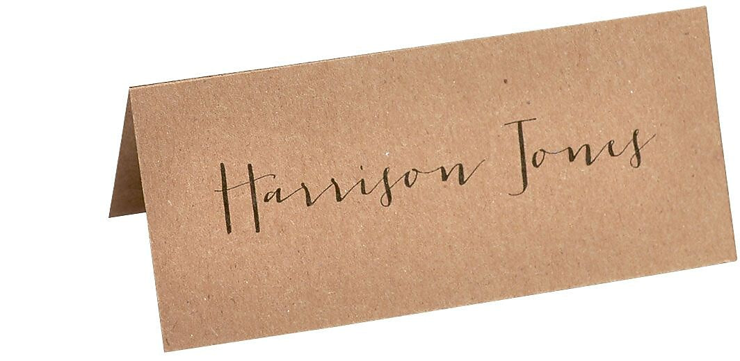 Gartner Studios Kraft Printable Placecards, 8-1/2" x 11", 48 Count