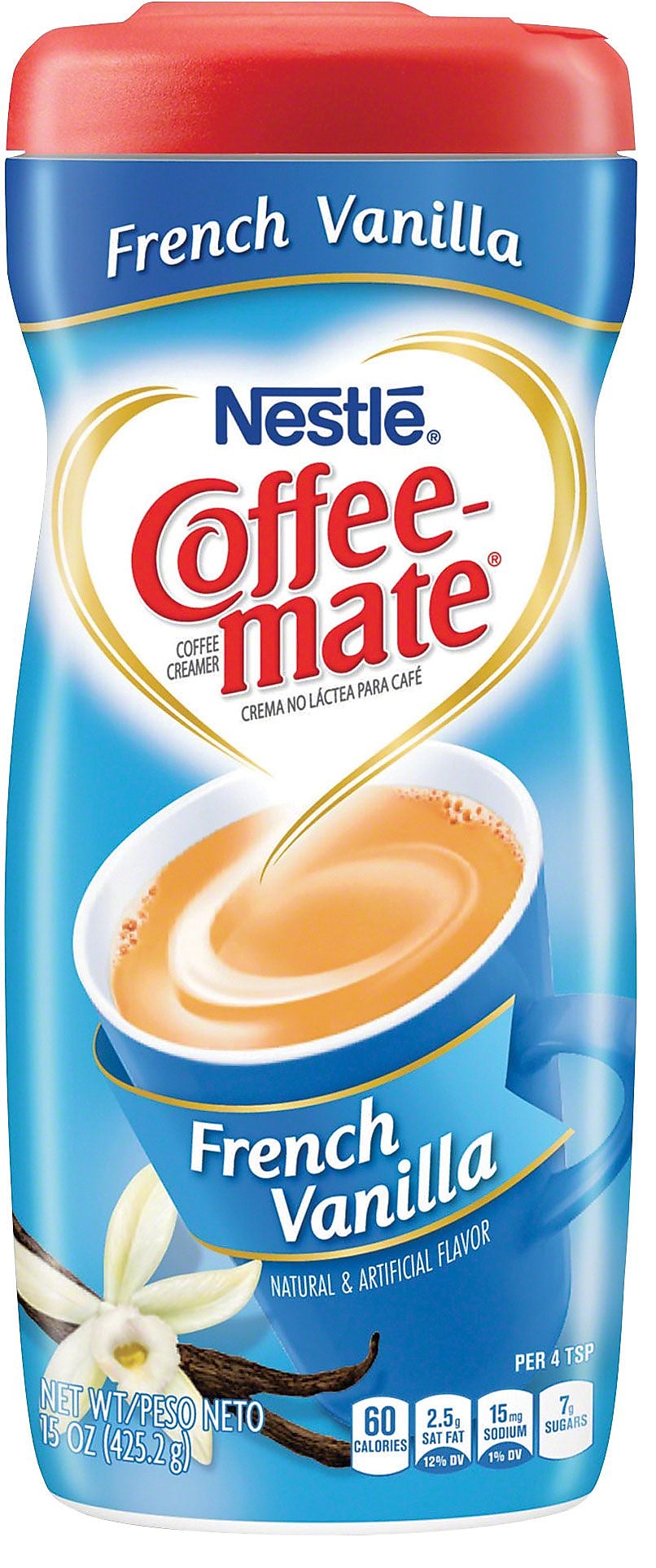 Coffee mate French Vanilla Powdered Creamer, 11 oz., 12/Carton (NES35775CT)