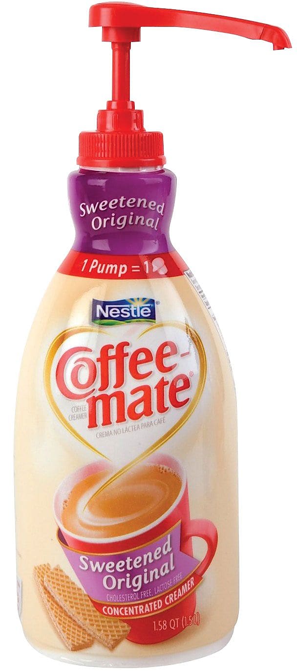 Coffee mate Sweetened Original Liquid Creamer, 50.72 oz., 2/Carton (NES13799CT)