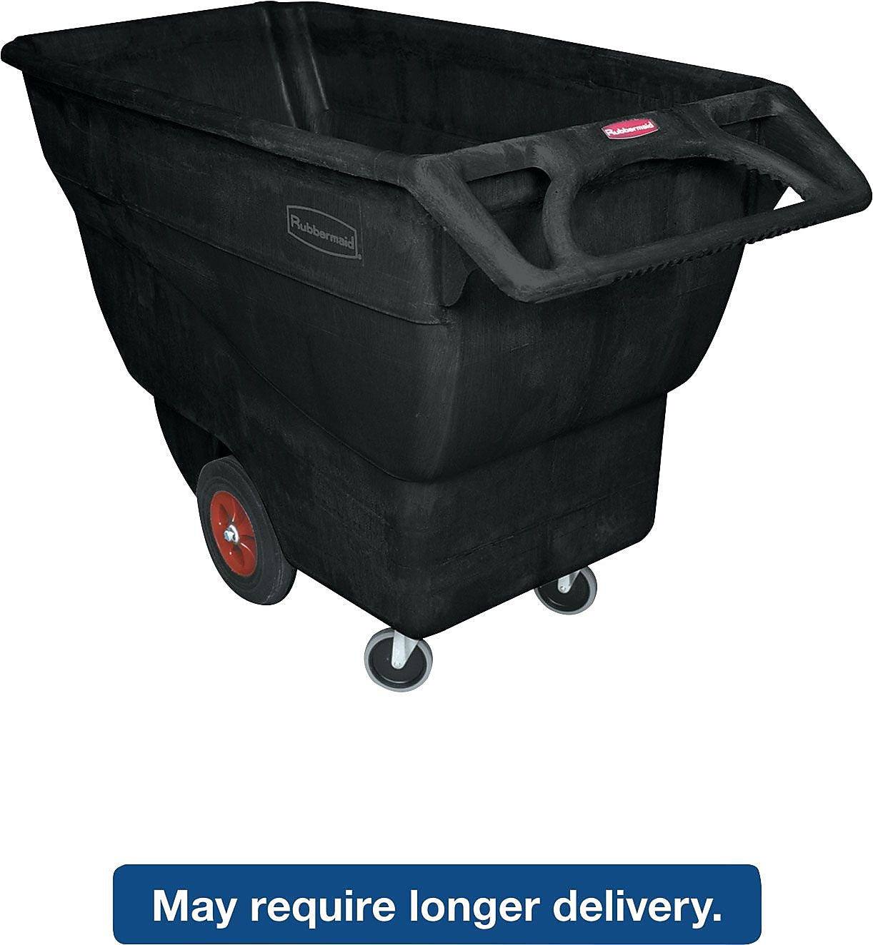 Rubbermaid® Standard Duty Tilt Truck, Black, 120 gal. (FG101300BLA)