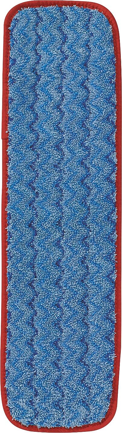 Rubbermaid Microfiber Wet Mopping Pad, 18 1/2" x 5 1/2" x 1/2", Red, 1 EA