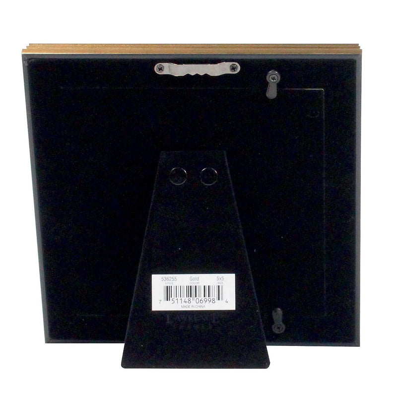 Lawrence Frames 5x5 Sutter Burnished Gold Picture Frame