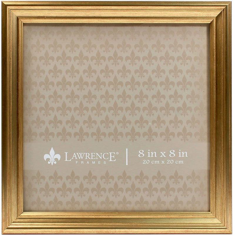 Lawrence Frames 8x8 Sutter Burnished Gold Picture Frame