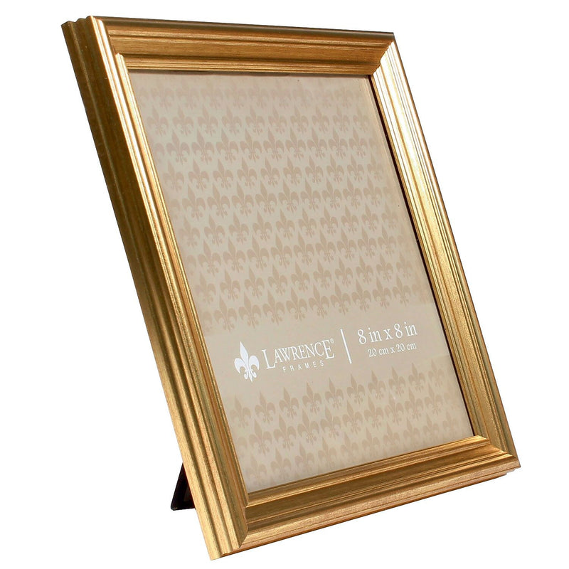 Lawrence Frames 8x8 Sutter Burnished Gold Picture Frame