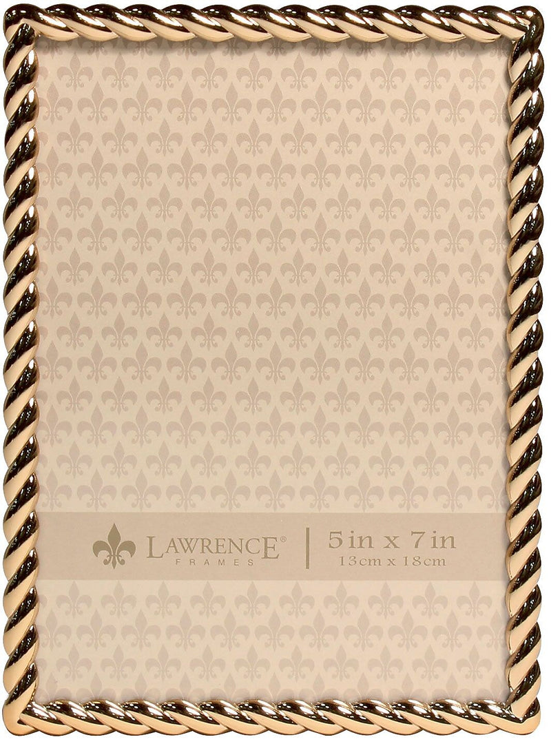 Lawrence Frames 5x7 Golden Rope Picture Frame
