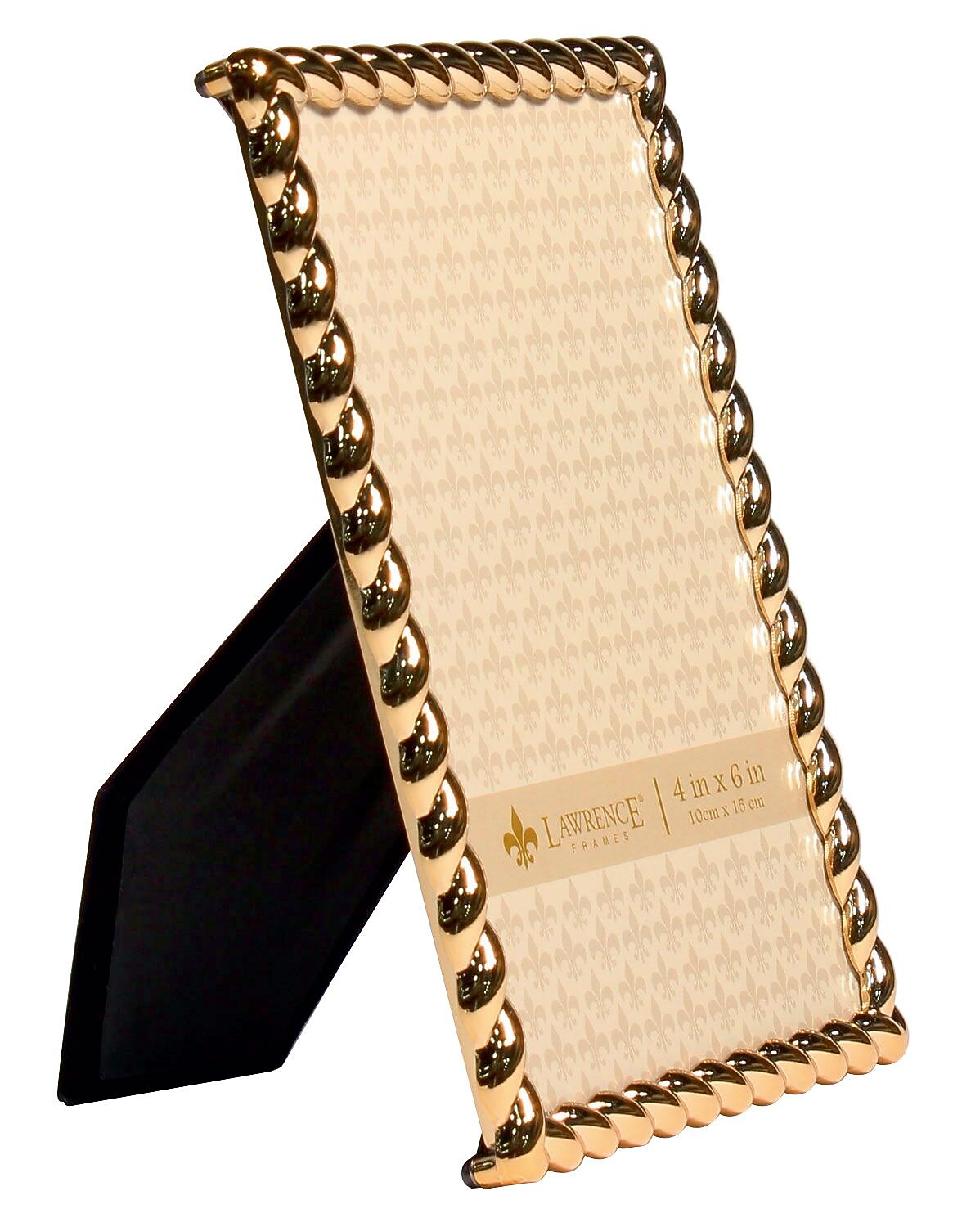 Lawrence Frames 4x6 Golden Rope Picture Frame