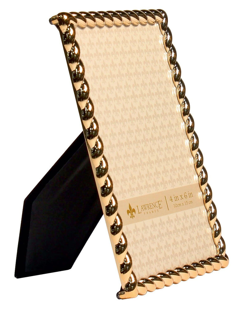 Lawrence Frames 4x6 Golden Rope Picture Frame