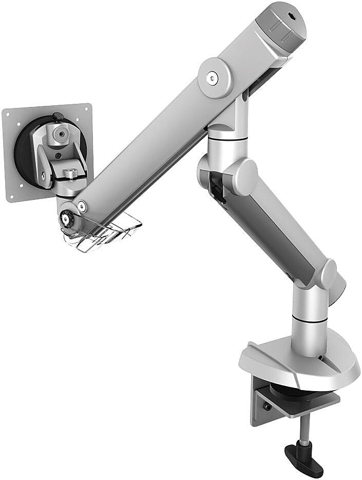GoldTouch Dynafly Grommet Monitor Arm (Single), Silver
