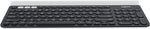 Logitech K780 Wireless Keyboard, Multi-Device, Black (920-008149)