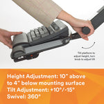 Easy Adjust Standard Keyboard Tray, 25-1/2w x 12d, Black
