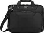 Targus Zip-Thru Laptop Briefcase, Black Nylon (CUCT02UA14S)