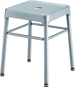 Safco® Steel Guest Stool, Silver