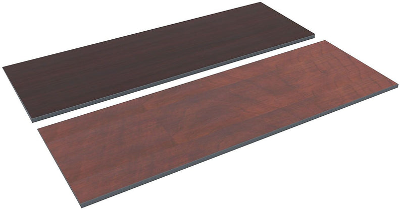 Alera® Reversible Laminate Table Top, Rectangular, 72w x 24d, Medium Cherry/Mahogany