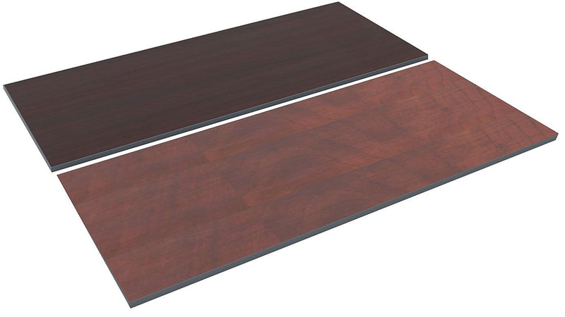 Alera® Reversible Laminate Table Top, Rectangular, 72w x 30d, Medium Cherry/Mahogany
