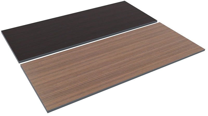 Alera® Reversible Laminate Table Top, Rectangular, 72w x 30d, Espresso/Walnut