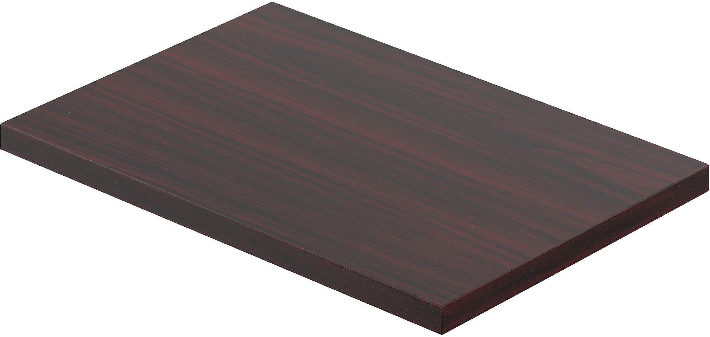 Offices To Go Superior Laminate Pedestal Top, American Mahogany (TDSL22TOPAML)
