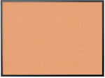 U Brands Cork Bulletin Board, 47" x 35", Black Aluminum Frame