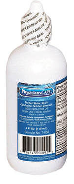 PhysiciansCare Emergency First aid Disposable Eye Wash, 4 oz. (12304)