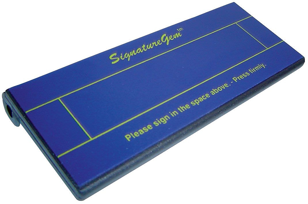 Topaz SignatureGem 1" x 5" T-S261-HSB-R USB Electronic Signature Pad
