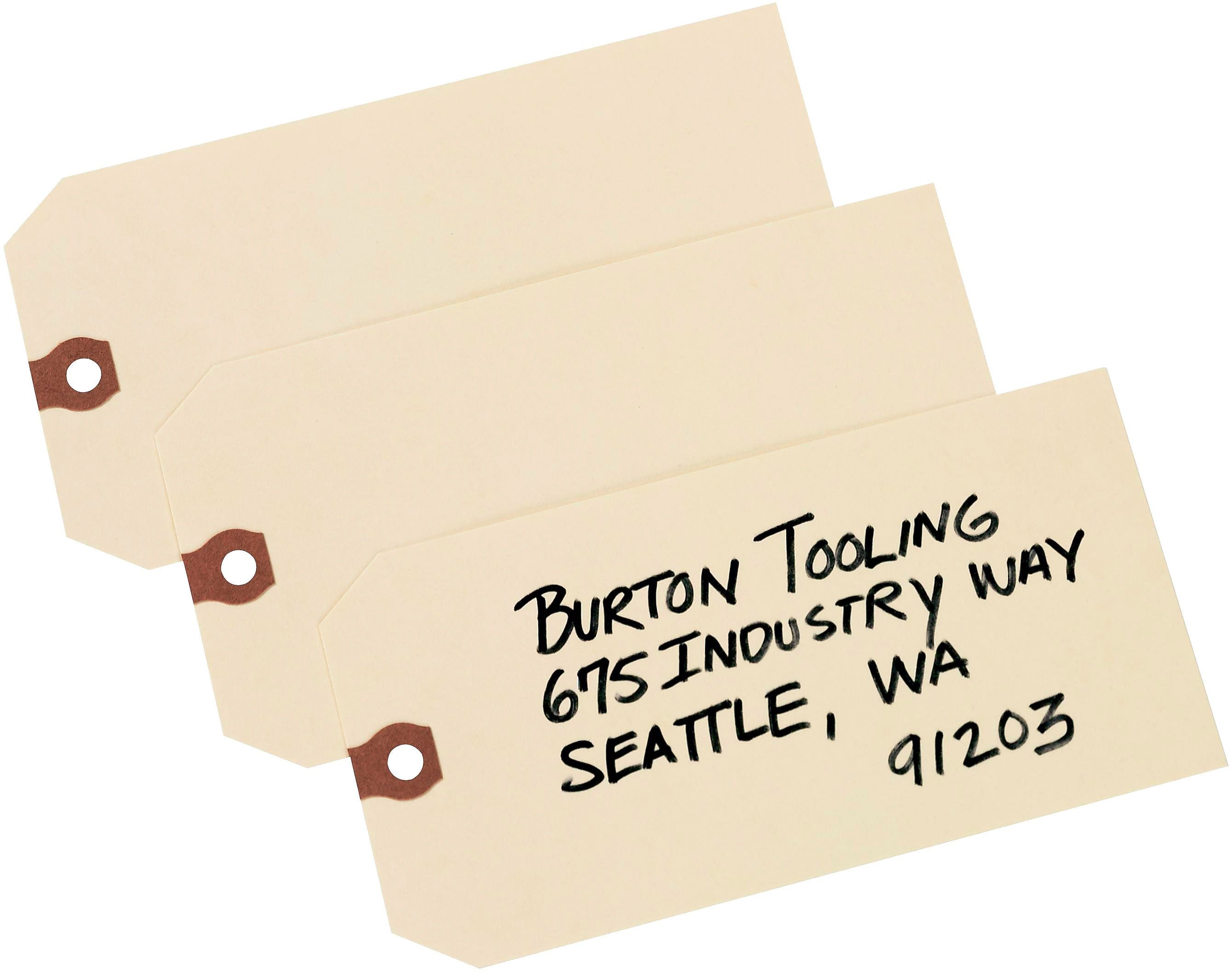 Avery Unstrung Shipping Tags, 6-1/4" x 3-1/8", Manila, 1,000 Tags/Box (12308)