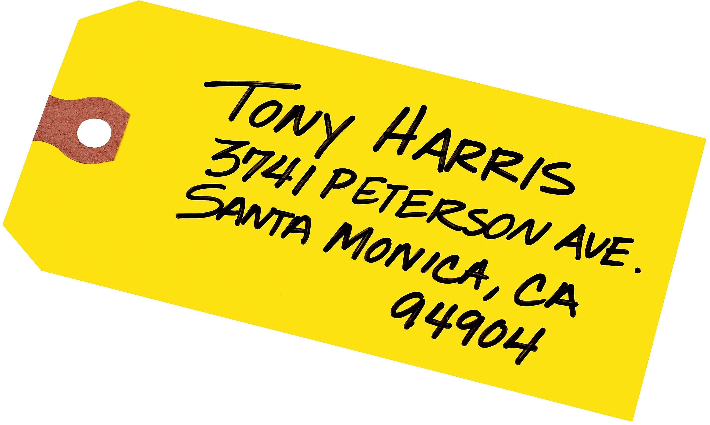 Avery Unstrung Shipping Tags, 4-3/4" x 2-3/8", Yellow, 1,000 Tags/Box (12325)