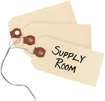 Avery Shipping Tags with Wire, 3-3/4" x 1-7/8", Manila, 1,000 Tags/Box (12603)