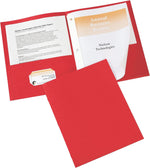 Avery(R) Two-Pocket Folders 47979, Red, Pack of 25