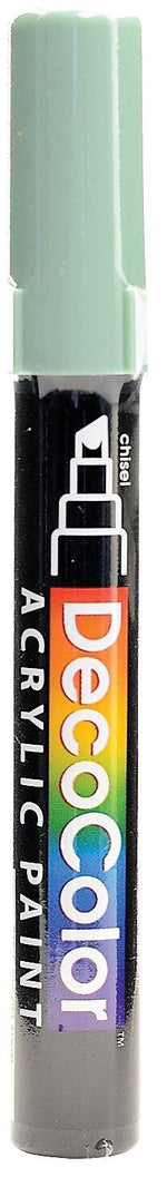 Marvy Uchida Decocolor Acrylic Paint Markers Celadon Chisel Tip [Pack Of 6]