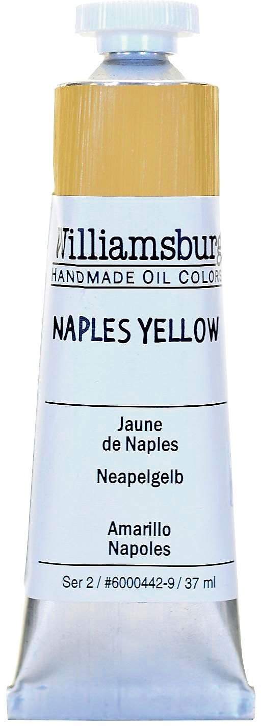 Williamsburg Handmade Oil Colors, Naples Yellow, 37 ml