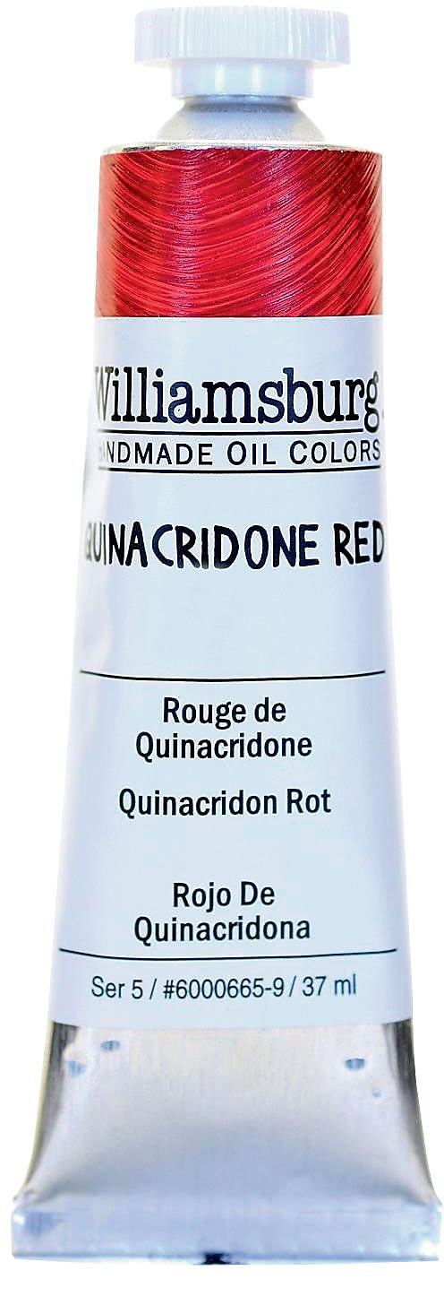 Williamsburg Handmade Oil Colors, Quinacridone Red, 37 ml