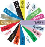 Brother TZe Laminated Label Maker Tape, 0.5" x 26.25', Black on Pastel Purple (TZEMQF31)
