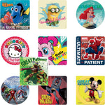 SmileMakers Medical Licensed Character Sticker Sampler, 2 1/2" x 2 1/2", Assorted, 100/Pack, 10 Packs/Box (MCSS-B)