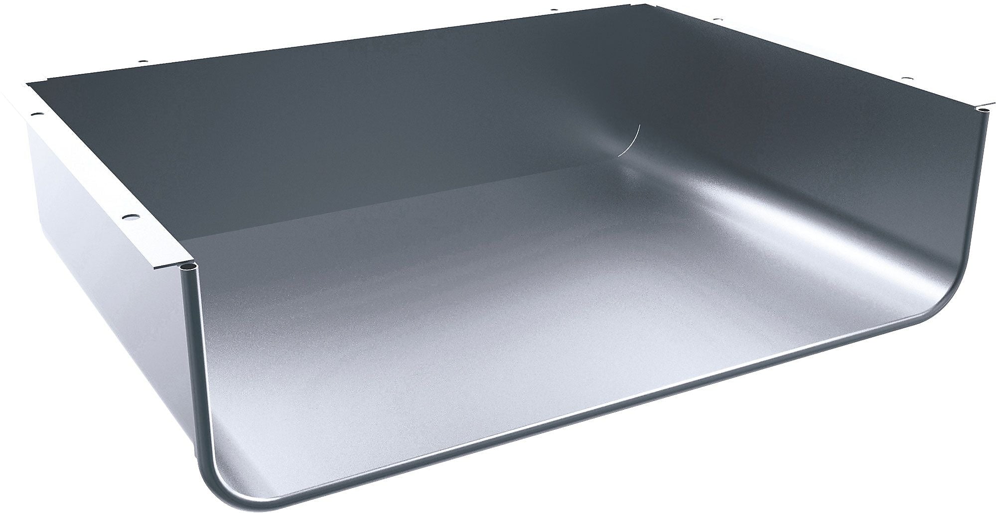 Balt Shapes, Cloud, and Quad Desk/Table Optional Book Box, Platinum, 4"H x 17"W x 12"D