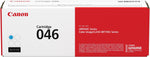 Canon 046 Cyan Standard Yield Toner Cartridge, Prints Up to 2,300 Pages (1249C001)