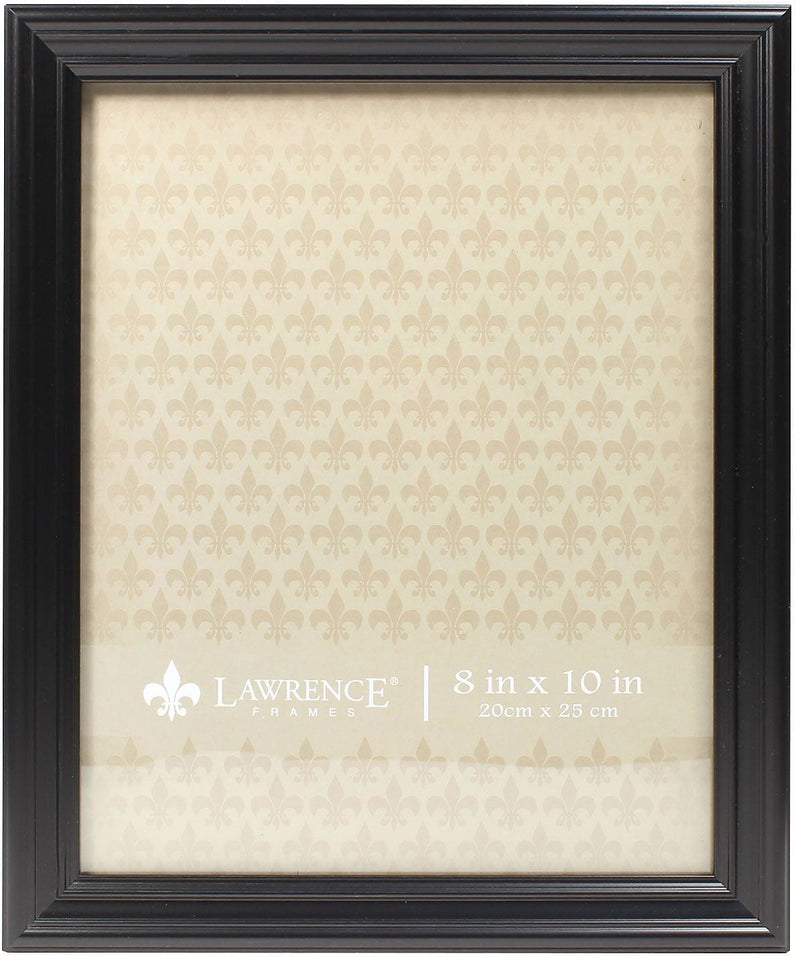 Lawrence Frames 8" x 10" Classic Detailed Black Picture Frame (535480)