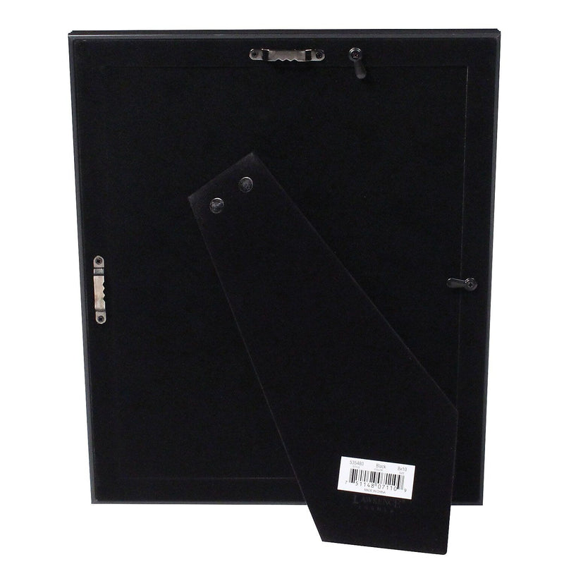 Lawrence Frames 8" x 10" Classic Detailed Black Picture Frame (535480)