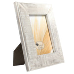 Lawrence Frames 4x6 Distressed Gray Wood With White Wash Picture Frame