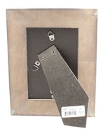 Lawrence Frames 4x6 Distressed Gray Wood With White Wash Picture Frame