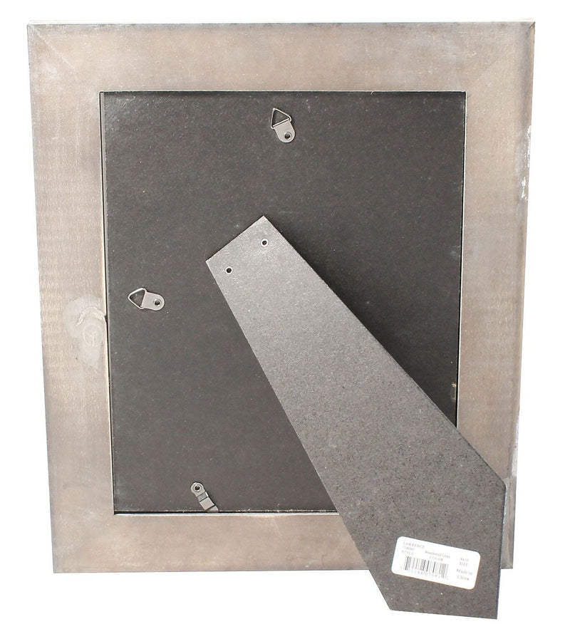 Lawrence Frames 8x10 Distressed Gray Wood With White Wash Picture Frame
