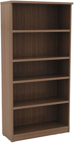 Alera® Valencia Series Bookcase, 5-Shelf, 31-3/4"W, Modern Walnut