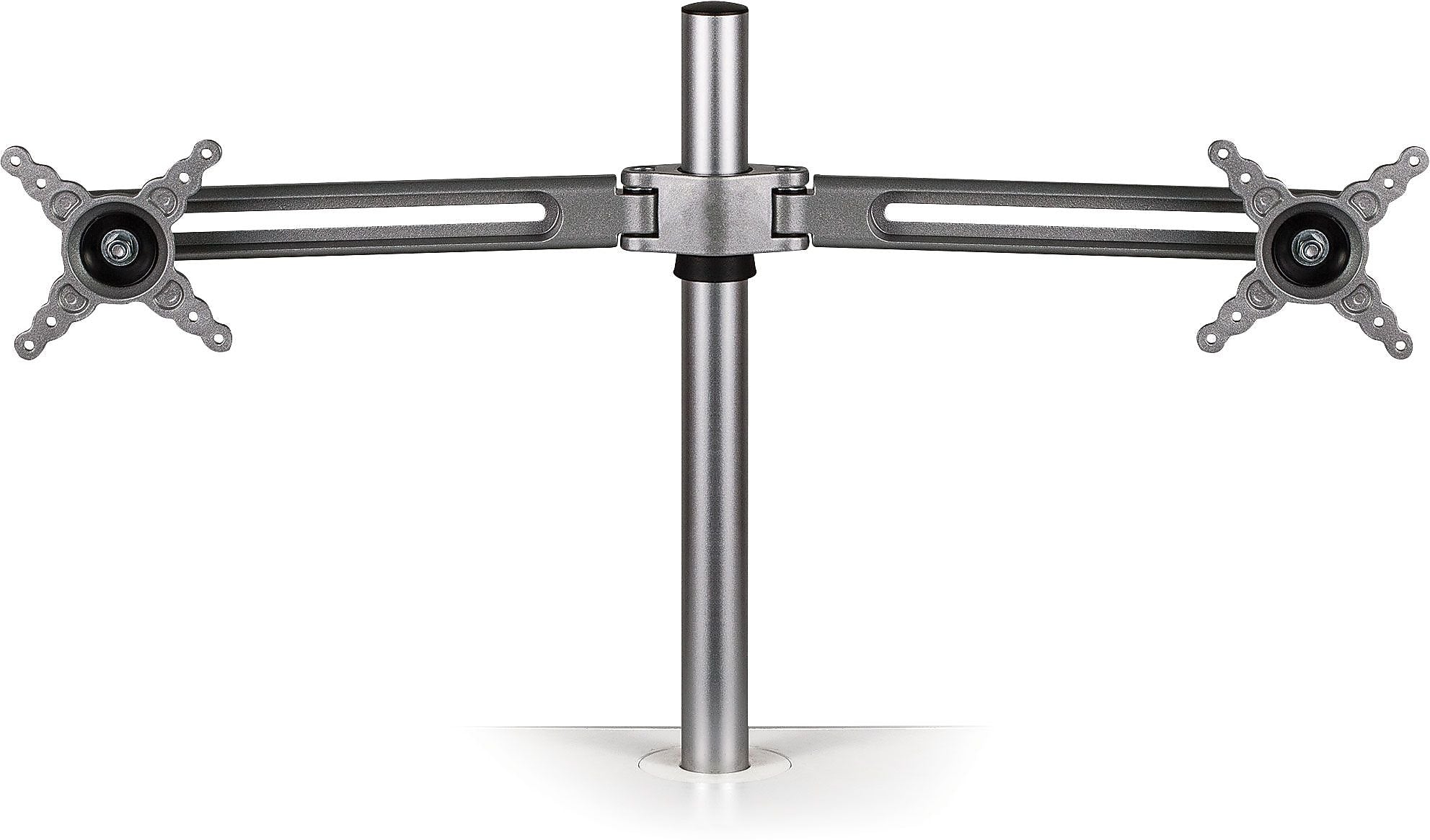 Fellowes Lotus Adjustable Monitor Arm, Up to 27" Monitor, Silver (8042901)