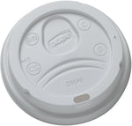 Dixie Medium Plastic Lid, White, 100/Pack (DL9540)