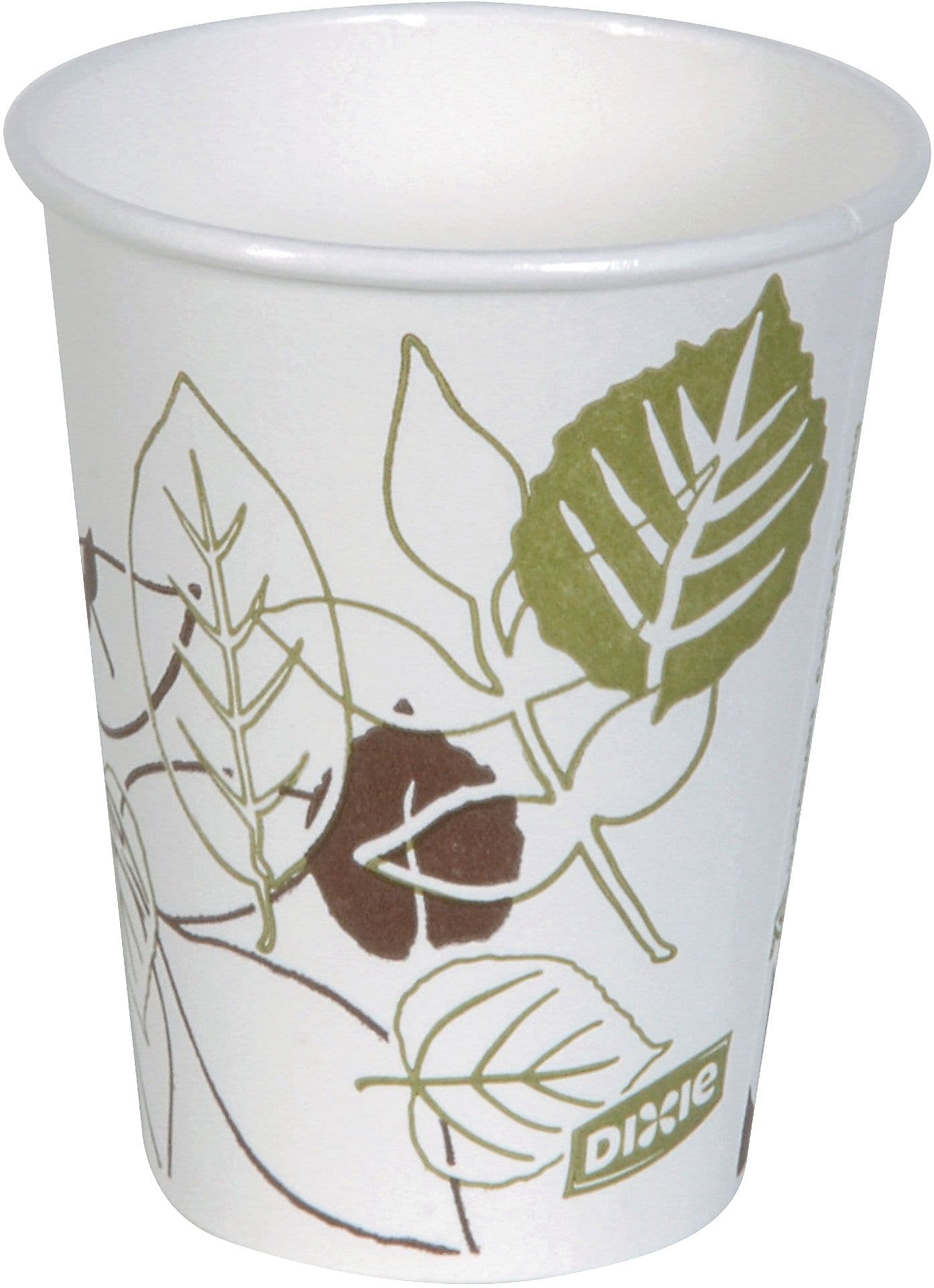 GP PRO Dixie 8 Oz. Paper Hot Cup, Fits Small Lids, Pathways, 25/PK