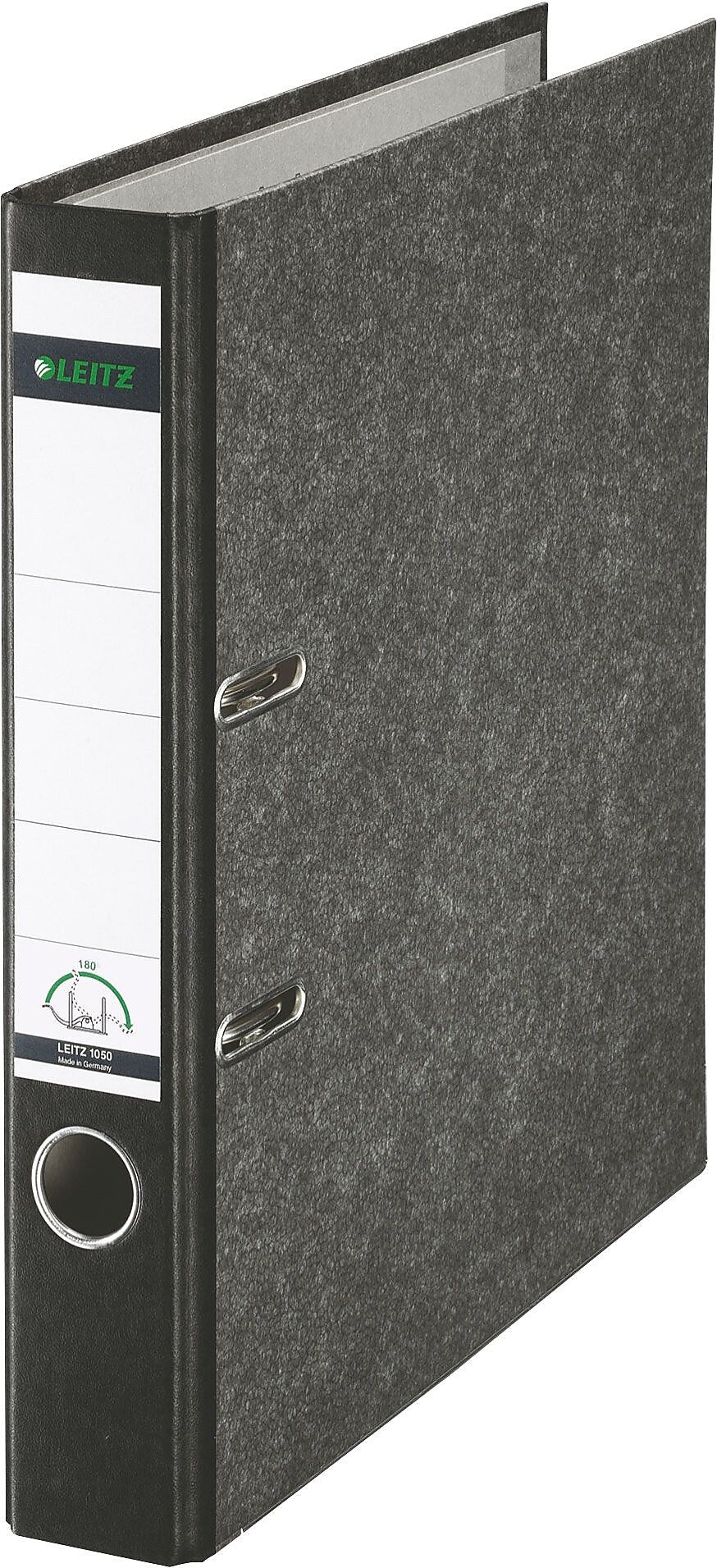 Leitz 180 Heavy Duty 2" 2-Ring Non-View Binder, Black (10505095)