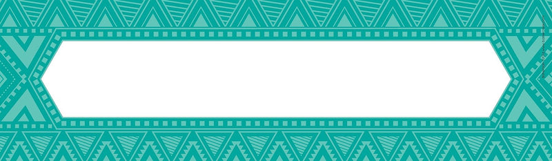 Barker Creek Bohemian School Name Plates, 12" x 3.5", 36/Pack (BC1438)